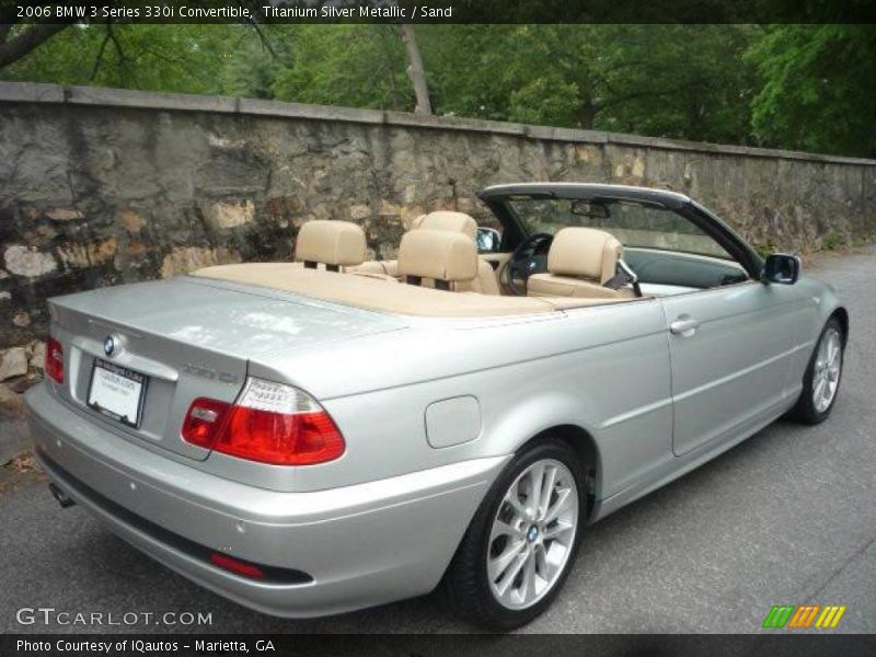 Titanium Silver Metallic / Sand 2006 BMW 3 Series 330i Convertible