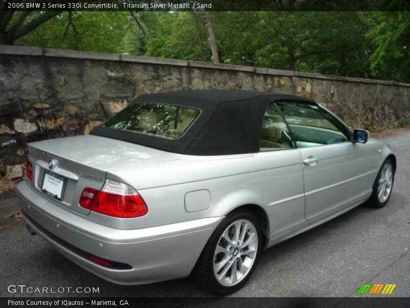 Titanium Silver Metallic / Sand 2006 BMW 3 Series 330i Convertible