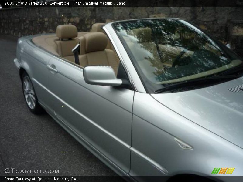 Titanium Silver Metallic / Sand 2006 BMW 3 Series 330i Convertible