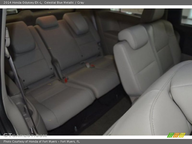 Celestial Blue Metallic / Gray 2014 Honda Odyssey EX-L