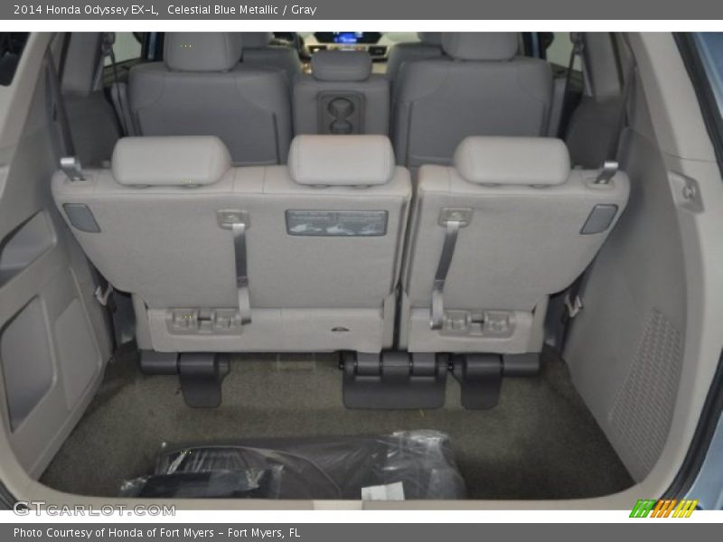 Celestial Blue Metallic / Gray 2014 Honda Odyssey EX-L