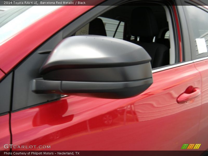 Barcelona Red Metallic / Black 2014 Toyota RAV4 LE