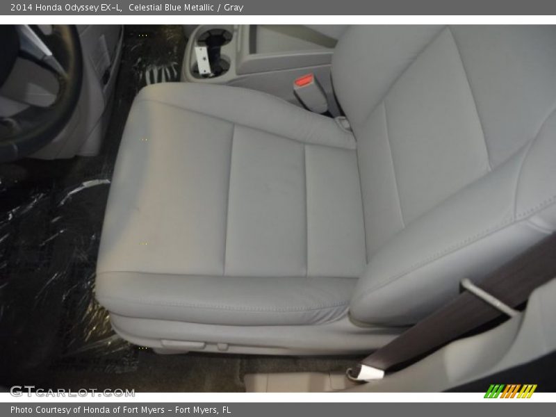 Celestial Blue Metallic / Gray 2014 Honda Odyssey EX-L