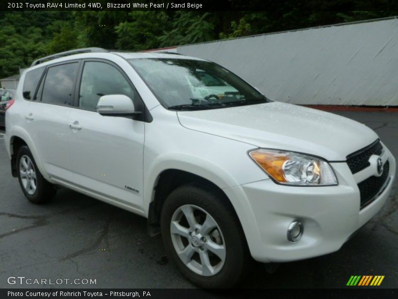 Front 3/4 View of 2012 RAV4 Limited 4WD