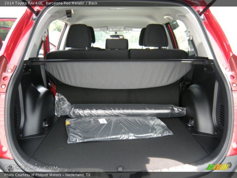 Barcelona Red Metallic / Black 2014 Toyota RAV4 LE