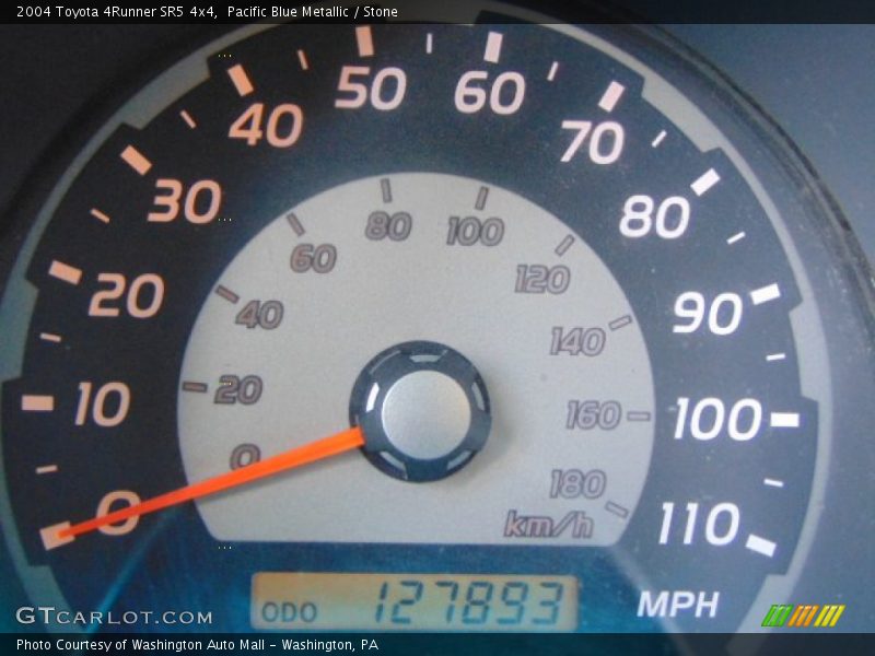 Pacific Blue Metallic / Stone 2004 Toyota 4Runner SR5 4x4