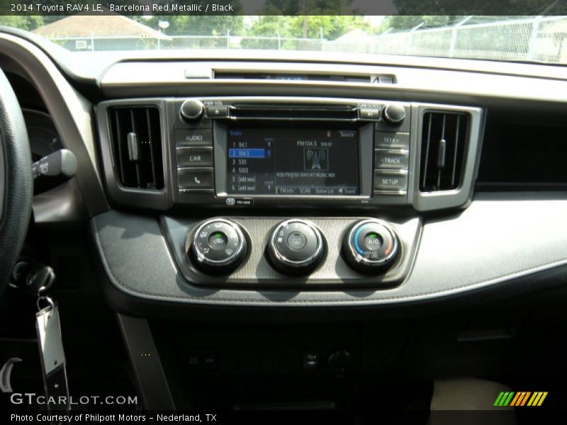 Barcelona Red Metallic / Black 2014 Toyota RAV4 LE