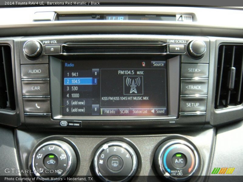 Barcelona Red Metallic / Black 2014 Toyota RAV4 LE