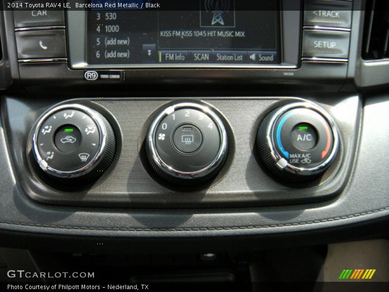 Barcelona Red Metallic / Black 2014 Toyota RAV4 LE