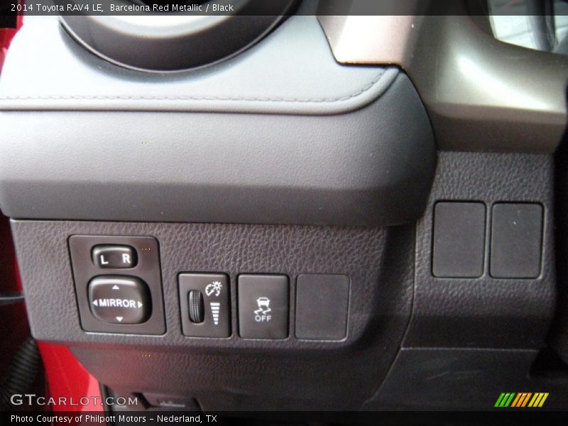 Barcelona Red Metallic / Black 2014 Toyota RAV4 LE