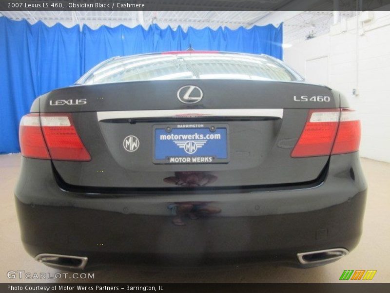 Obsidian Black / Cashmere 2007 Lexus LS 460