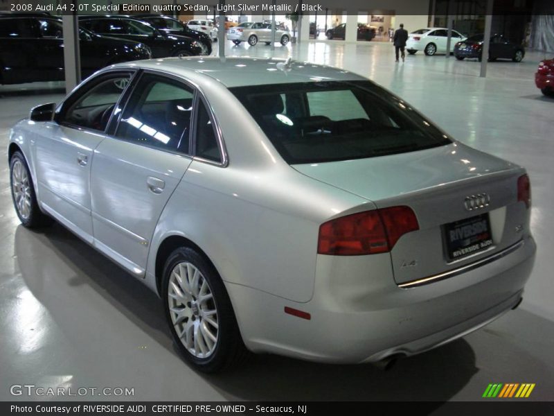 Light Silver Metallic / Black 2008 Audi A4 2.0T Special Edition quattro Sedan