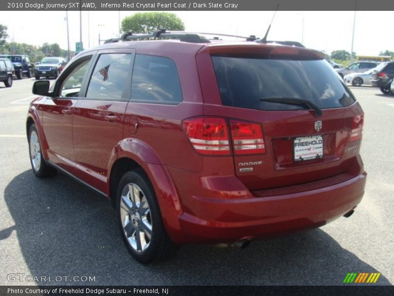Inferno Red Crystal Pearl Coat / Dark Slate Gray 2010 Dodge Journey SXT AWD