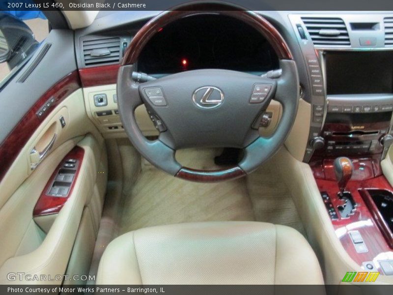 Obsidian Black / Cashmere 2007 Lexus LS 460