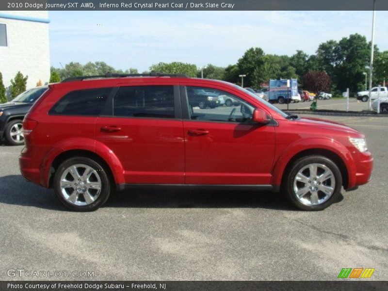 Inferno Red Crystal Pearl Coat / Dark Slate Gray 2010 Dodge Journey SXT AWD