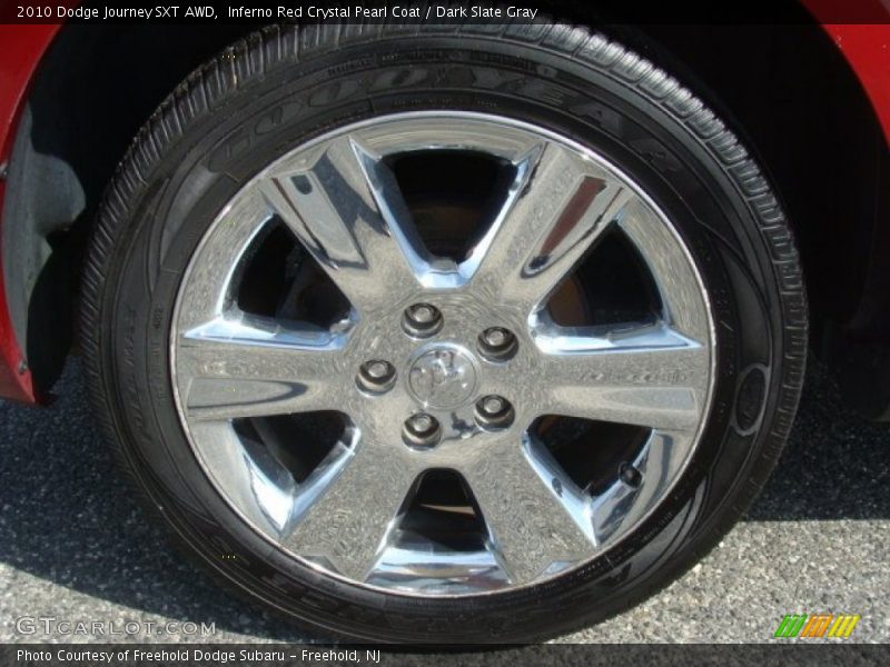 Inferno Red Crystal Pearl Coat / Dark Slate Gray 2010 Dodge Journey SXT AWD