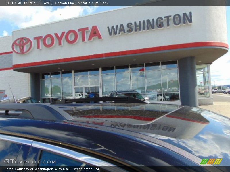Carbon Black Metallic / Jet Black 2011 GMC Terrain SLT AWD