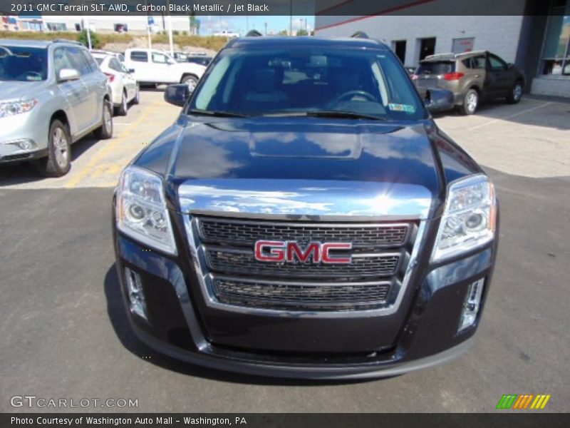Carbon Black Metallic / Jet Black 2011 GMC Terrain SLT AWD