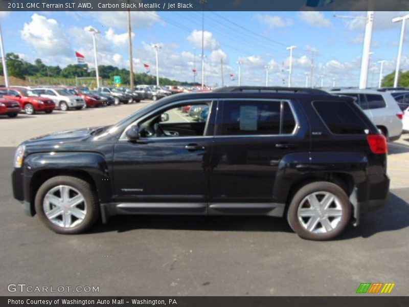 Carbon Black Metallic / Jet Black 2011 GMC Terrain SLT AWD