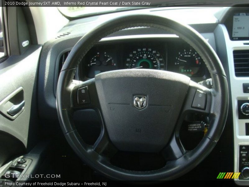 Inferno Red Crystal Pearl Coat / Dark Slate Gray 2010 Dodge Journey SXT AWD