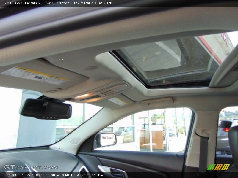 Carbon Black Metallic / Jet Black 2011 GMC Terrain SLT AWD