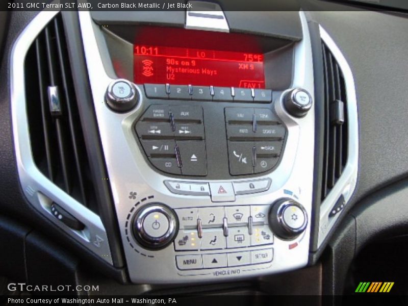 Carbon Black Metallic / Jet Black 2011 GMC Terrain SLT AWD