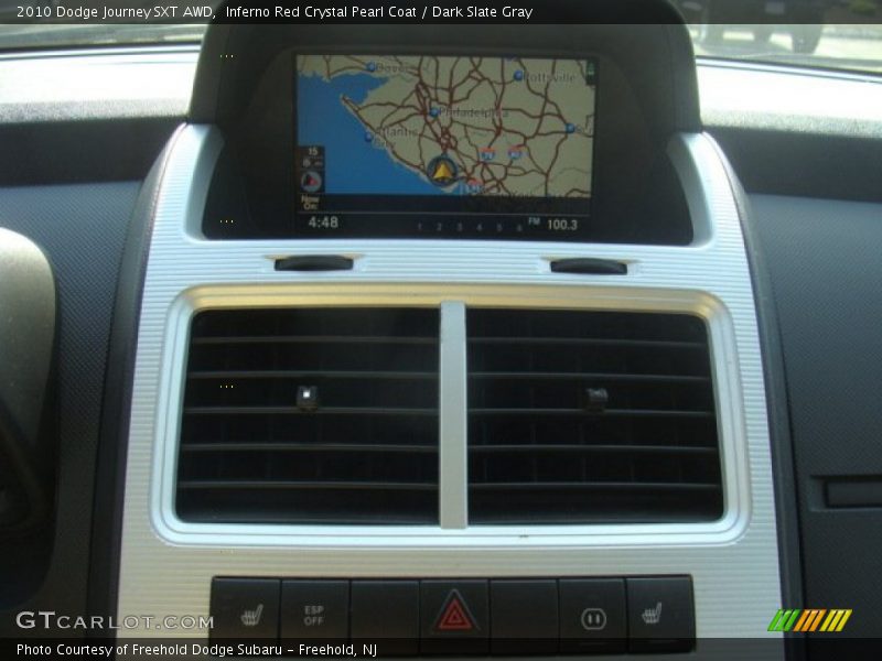 Inferno Red Crystal Pearl Coat / Dark Slate Gray 2010 Dodge Journey SXT AWD