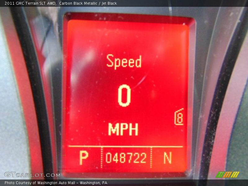 Carbon Black Metallic / Jet Black 2011 GMC Terrain SLT AWD
