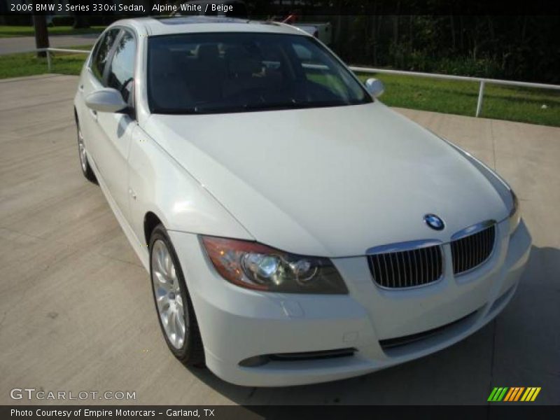 Alpine White / Beige 2006 BMW 3 Series 330xi Sedan