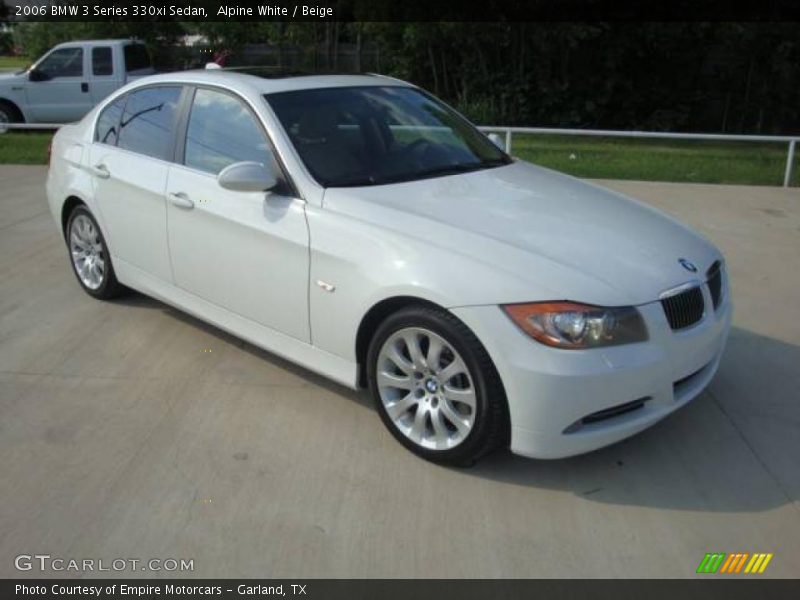 Alpine White / Beige 2006 BMW 3 Series 330xi Sedan
