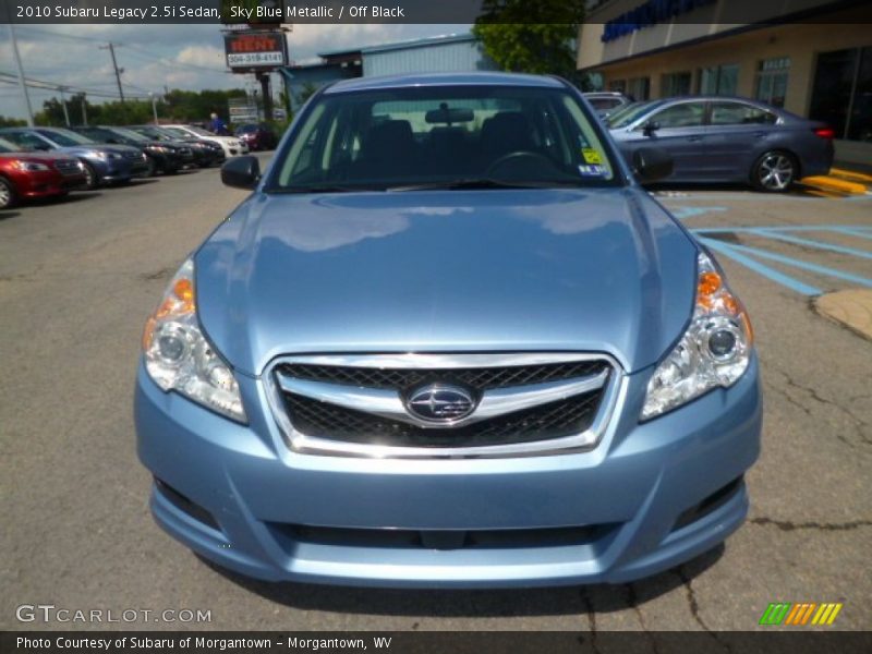 Sky Blue Metallic / Off Black 2010 Subaru Legacy 2.5i Sedan