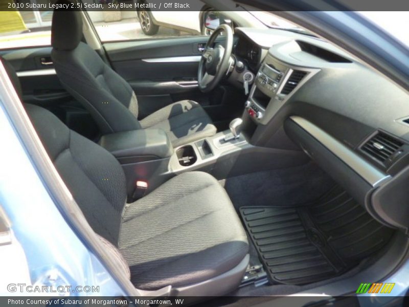 Sky Blue Metallic / Off Black 2010 Subaru Legacy 2.5i Sedan
