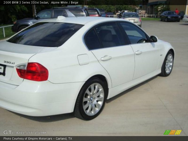 Alpine White / Beige 2006 BMW 3 Series 330xi Sedan