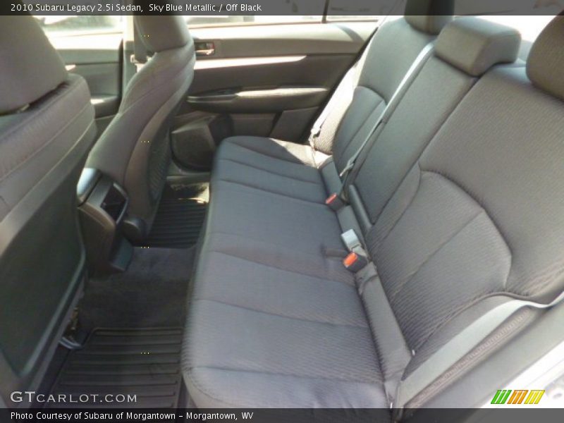 Sky Blue Metallic / Off Black 2010 Subaru Legacy 2.5i Sedan