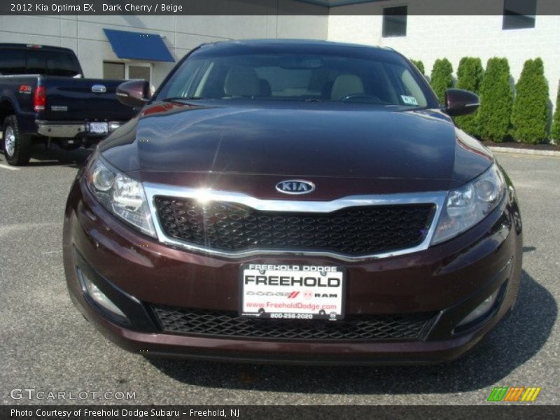 Dark Cherry / Beige 2012 Kia Optima EX