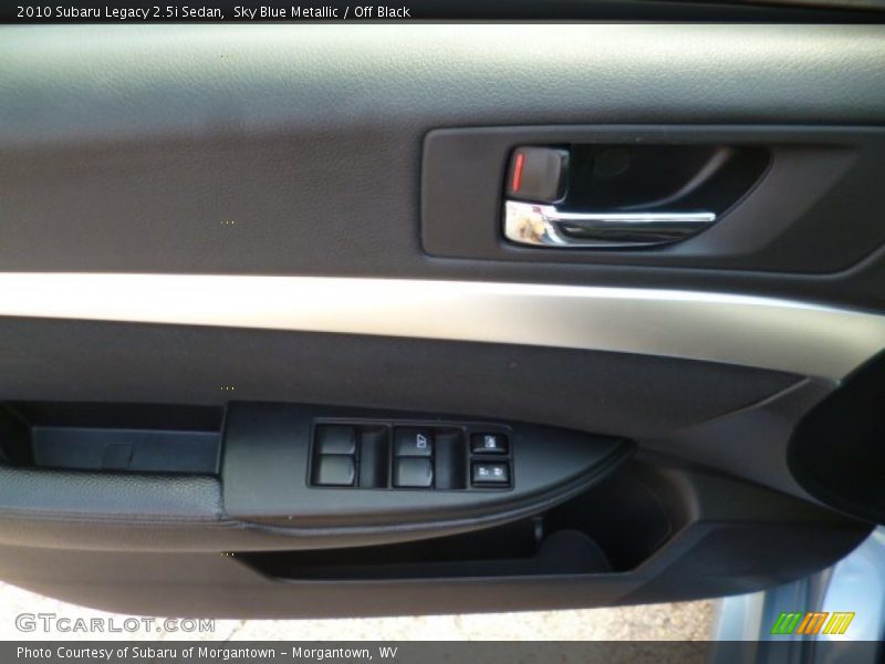 Sky Blue Metallic / Off Black 2010 Subaru Legacy 2.5i Sedan