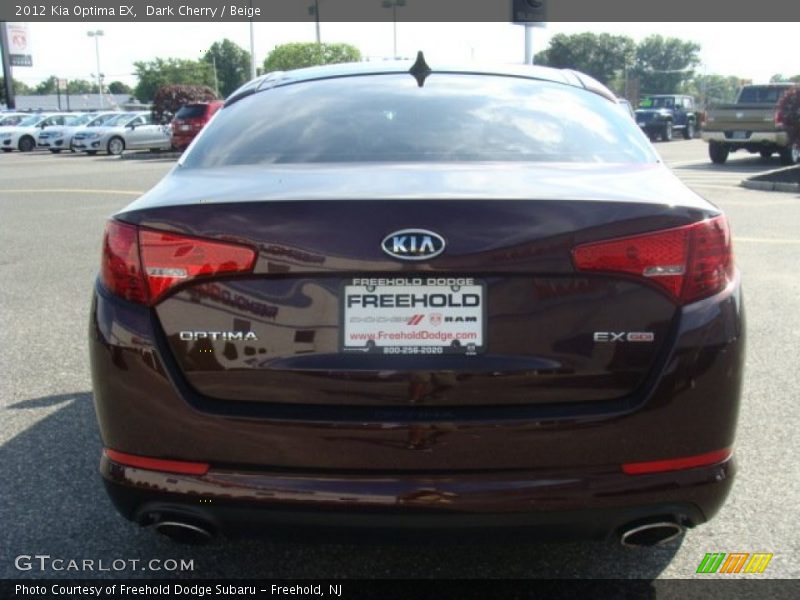 Dark Cherry / Beige 2012 Kia Optima EX