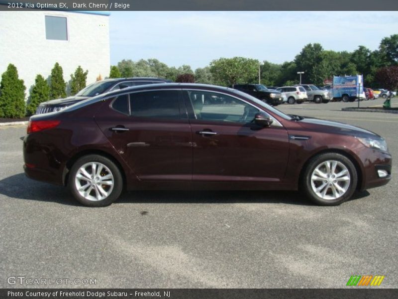 Dark Cherry / Beige 2012 Kia Optima EX