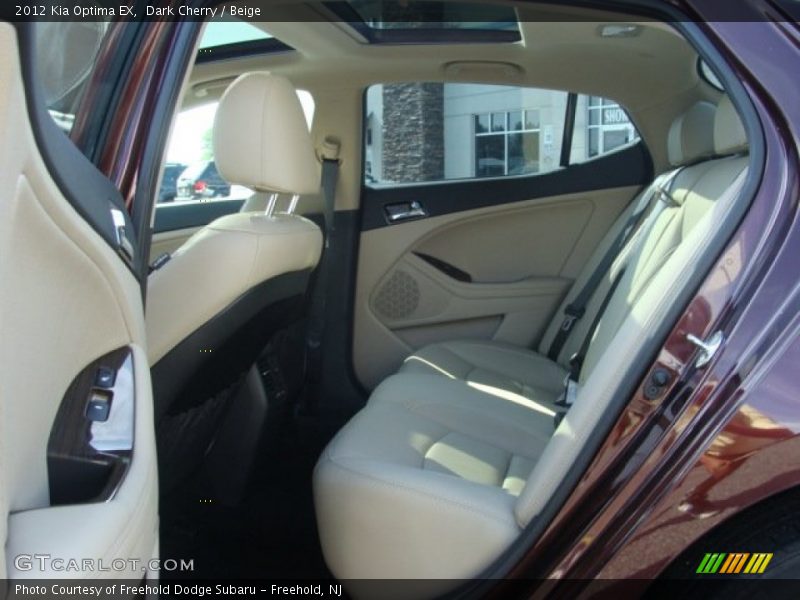 Dark Cherry / Beige 2012 Kia Optima EX