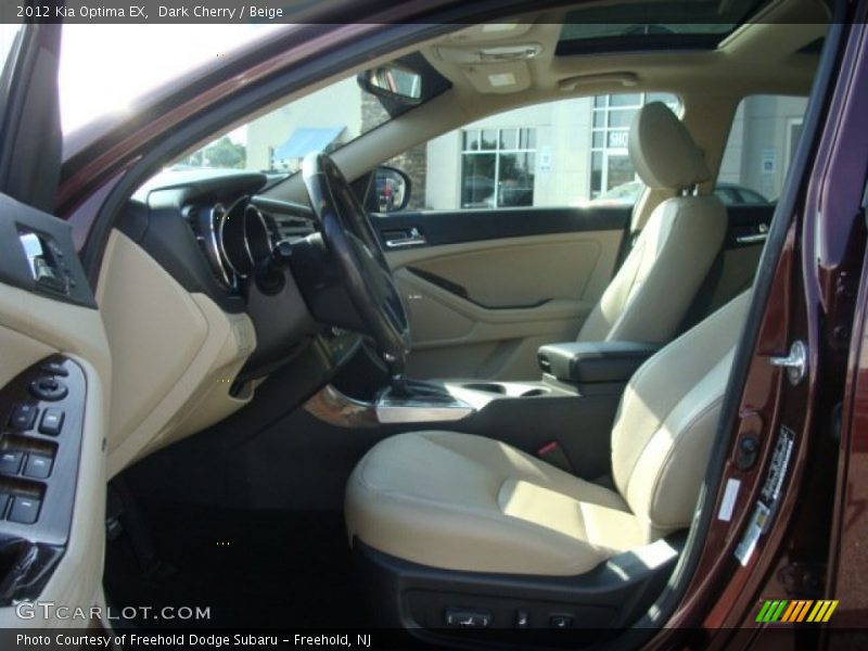 Dark Cherry / Beige 2012 Kia Optima EX