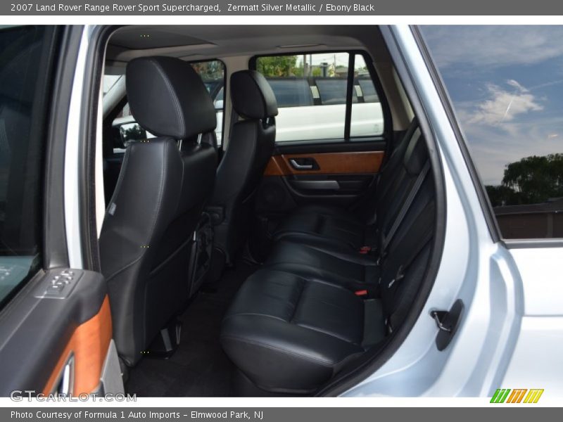 Zermatt Silver Metallic / Ebony Black 2007 Land Rover Range Rover Sport Supercharged