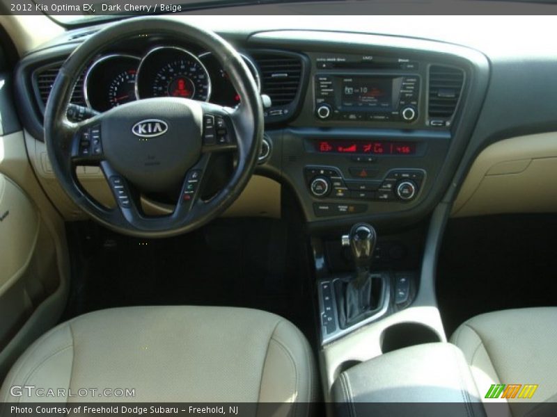 Dark Cherry / Beige 2012 Kia Optima EX