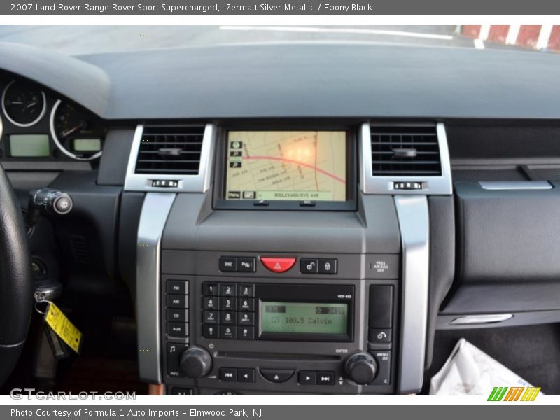 Zermatt Silver Metallic / Ebony Black 2007 Land Rover Range Rover Sport Supercharged