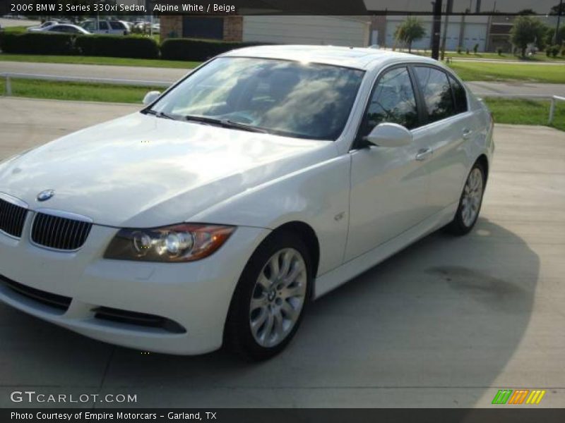 Alpine White / Beige 2006 BMW 3 Series 330xi Sedan