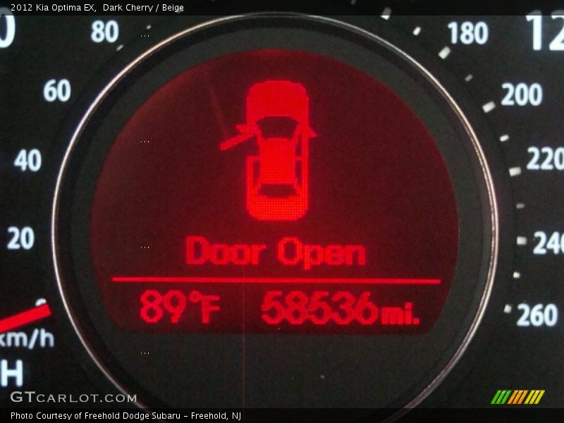 Dark Cherry / Beige 2012 Kia Optima EX