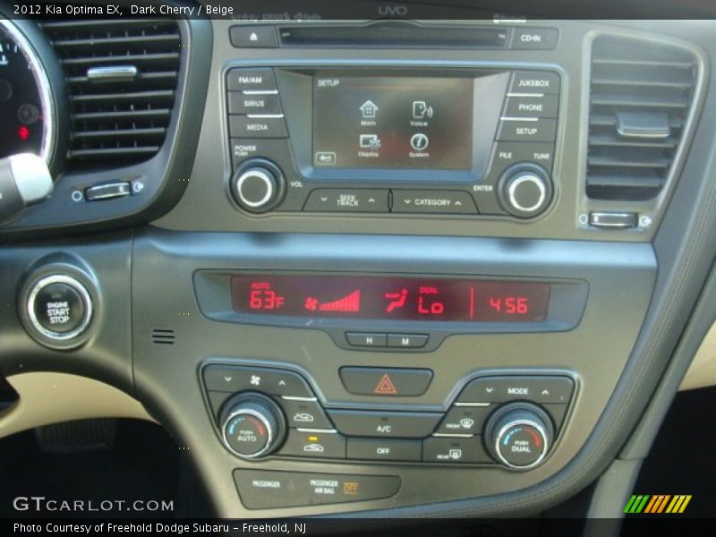 Dark Cherry / Beige 2012 Kia Optima EX