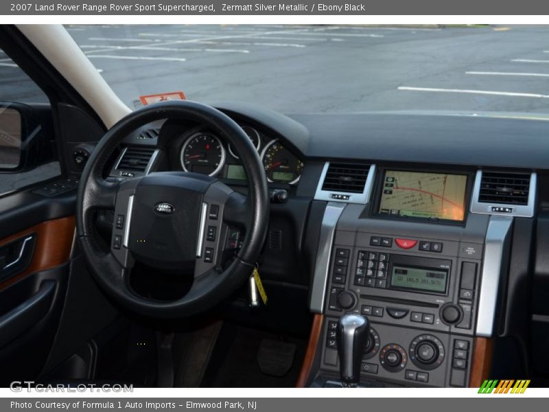 Zermatt Silver Metallic / Ebony Black 2007 Land Rover Range Rover Sport Supercharged