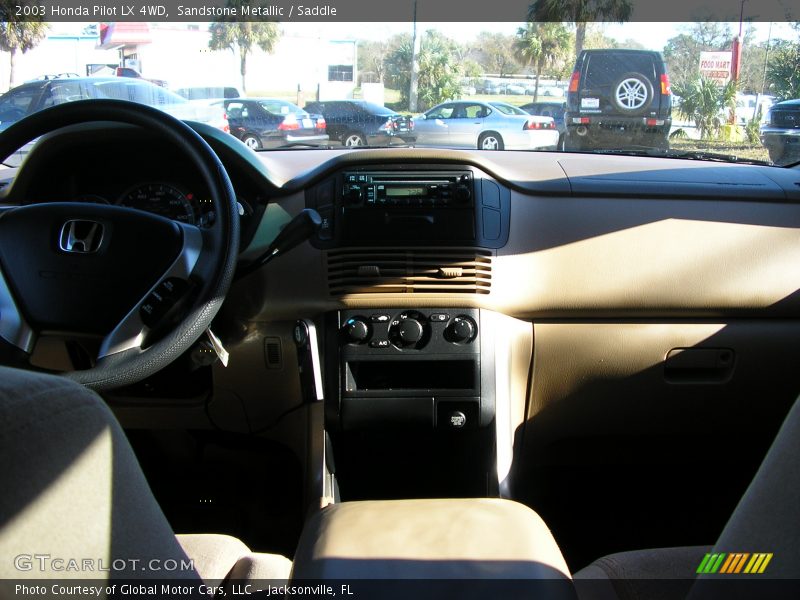 Sandstone Metallic / Saddle 2003 Honda Pilot LX 4WD