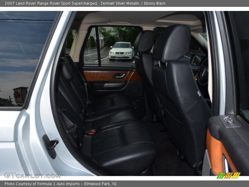 Zermatt Silver Metallic / Ebony Black 2007 Land Rover Range Rover Sport Supercharged