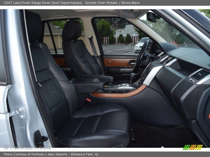 Zermatt Silver Metallic / Ebony Black 2007 Land Rover Range Rover Sport Supercharged